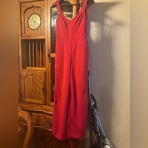 Elegant Red Jumpsuit